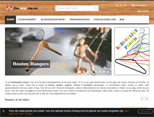 Tablet Screenshot of kleerhangershop.com